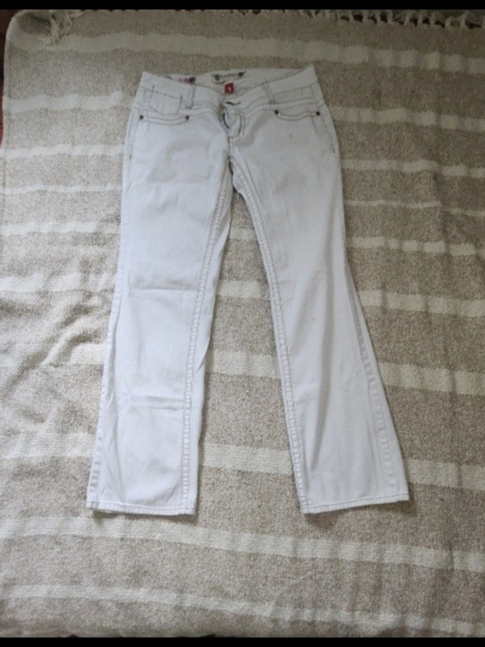 Revolution White Bootcut Jeans for Women